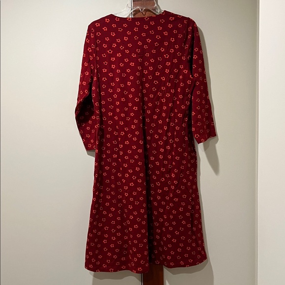 Gudrun Sjoden Red Floral Midi Dress - Picture 4 of 4